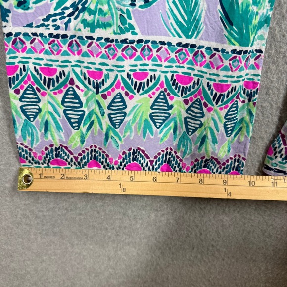 Lilly Pulitzer Bal Harbour Palazzo Pants Womens XXS Tropical Wide Leg Beach - Picture 8 of 10
